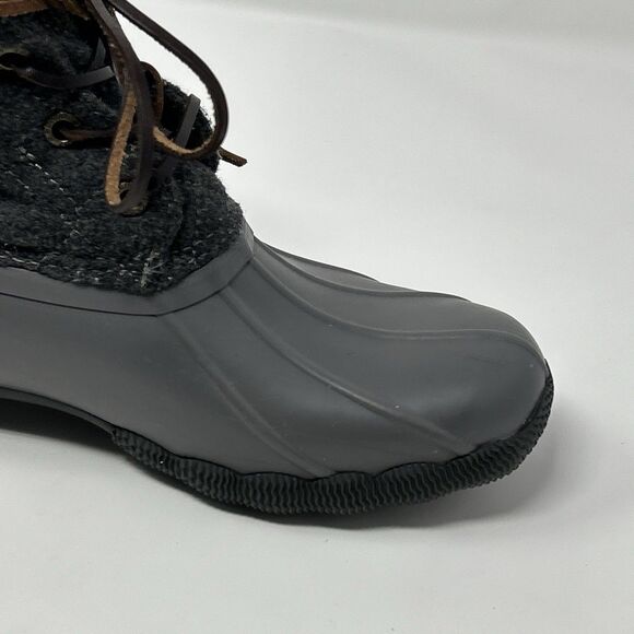 Sperry Womens Gray Size 6 Quilted Duck Boots rain Snow Boot Shoes STS97562 - Picture 4 of 16